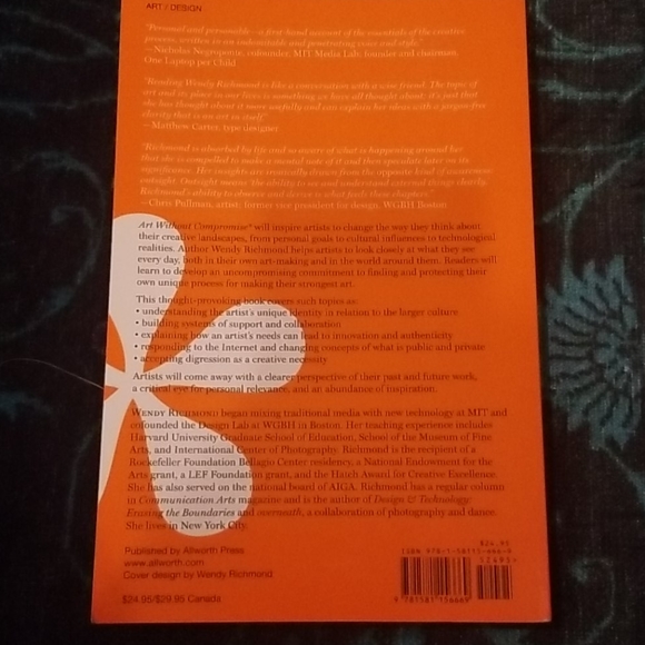 Like New! Art Without Compromise Book - Picture 2 of 4